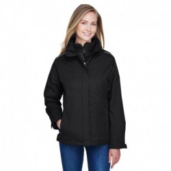 Core365 78205 Ladies Region 3-in-1 Jacket with Fleece Liner