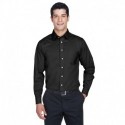 Devon & Jones DG530T Men's Crown Collection Tall Solid Stretch Twill Woven Shirt