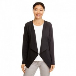 Devon & Jones DP465W Ladies Perfect Fit Draped Open Blazer