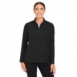 Devon & Jones DG410W Crownlux Performance Ladies Windsor Welded Quarter-Zip