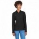 Devon & Jones D110W Ladies Pima Pique Long-Sleeve Polo