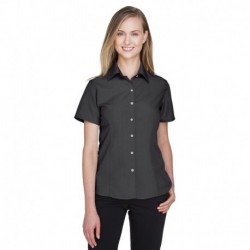 Harriton M560W Ladies Barbados Textured Camp Shirt