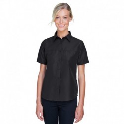 Harriton M580W Ladies Key West Short-Sleeve Performance Staff Shirt