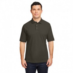 Harriton M200 Men's 6 oz. Ringspun Cotton Pique Short-Sleeve Polo