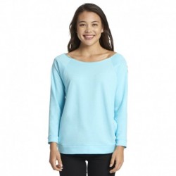 Next Level Apparel 6951 Ladies French Terry 3/4-Sleeve Raglan