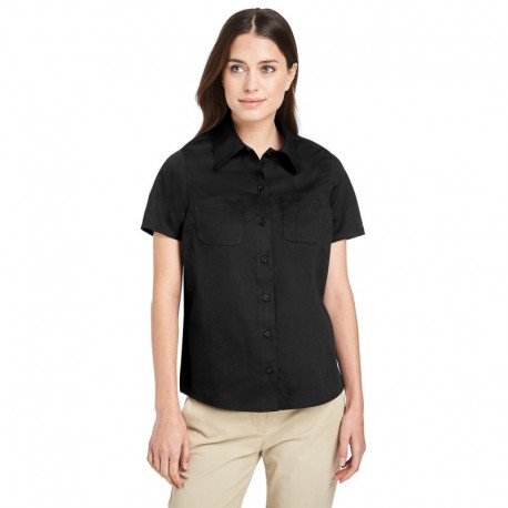 Harriton M585W Ladies Advantage IL Short-Sleeve Work Shirt