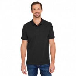 Harriton M205 Men's Valiant Cotton Snag Protect Polo