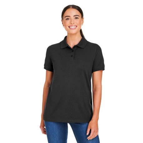 Harriton M205W Ladies Valiant Cotton Snag Protect Polo