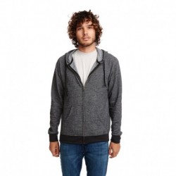 Next Level Apparel 9600 Adult Pacifica Denim Fleece Full-Zip Hooded Sweatshirt