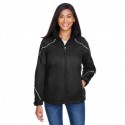 North End 78196 Ladies Angle 3-in-1 Jacket with Bonded Fleece Liner