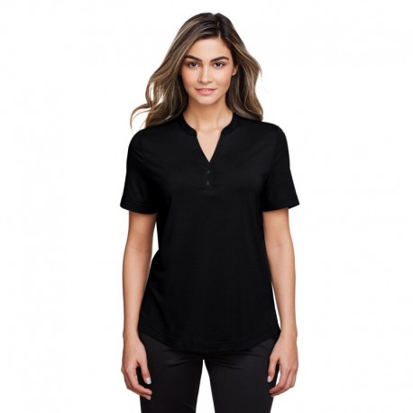 North End NE100W Ladies JAQ Snap-Up Stretch Performance Polo