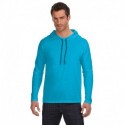 Gildan 987AN Adult Lightweight Long-Sleeve Hooded T-Shirt