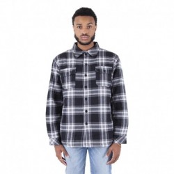 Shaka Wear SHPFJ Men's Plaid Flannel Jacket