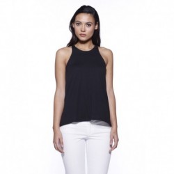 StarTee ST1484 Ladies CVC Flared Tank Top