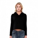 StarTee ST1490 Ladies 4.3 oz., CVC Cropped Hoodie T-Shirt