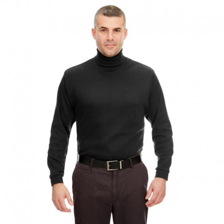 UltraClub 8516 Adult Egyptian Interlock Long-Sleeve Turtleneck