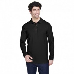 UltraClub 8532 Adult Long-Sleeve Classic Pique Polo