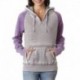 J America JA8926 Ladies Zen Contrast Pullover Hooded Sweatshirt