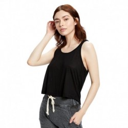 US Blanks US510 Ladies Sheer Cropped Racer Tank