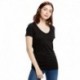 US Blanks US120 Ladies Made in USA Short-Sleeve V-Neck T-Shirt