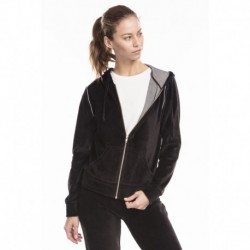 US Blanks US565 Ladies Velour Full-Zip Hoodie