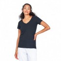 US Blanks 422US Ladies Made in USA Hemp V-Neck T-Shirt