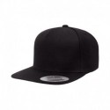 Yupoong YP5089 Adult 5-Panel Structured Flat Visor Classic Snapback Cap