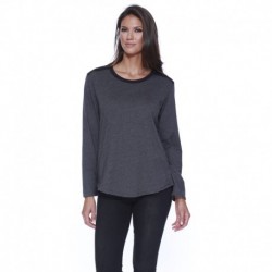 StarTee ST1472 Ladies CVC Melrose Long-Sleeve T-Shirt