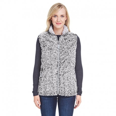 J America JA8456 Ladies Epic Sherpa Vest