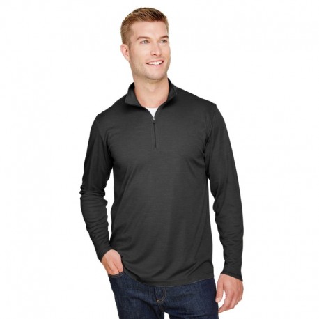 Team 365 TT31H Men's Zone Sonic Heather Performance Quarter-Zip