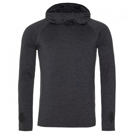 Just Hoods By AWDis JCA037 Men's Cool Cowl-Neck Long-Sleeve T-Shirt