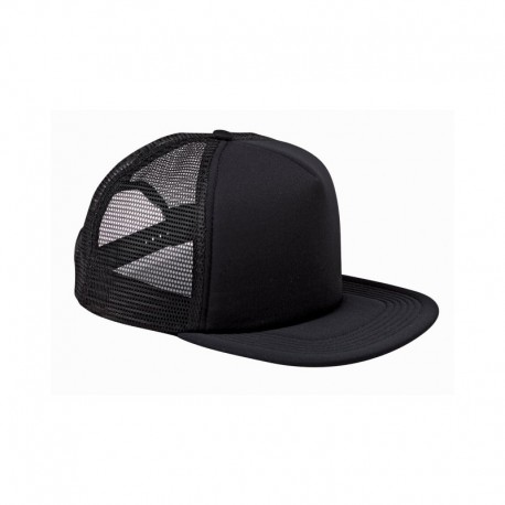 Big Accessories BX030 5-Panel Foam Front Trucker Cap