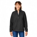 North End NE713W Ladies Aura Sweater Fleece Quarter-Zip