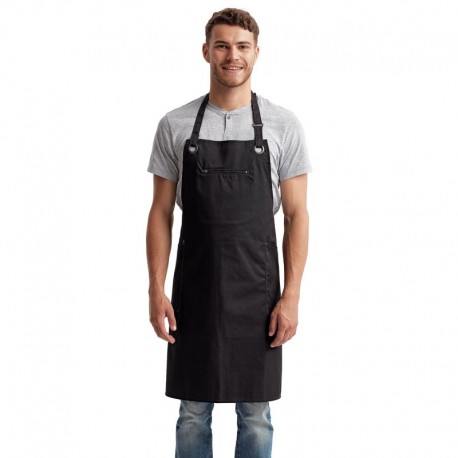 Artisan Collection by Reprime RP121 Unisex Barley Contrast Stitch Recycled Bib Apron