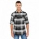 Burnside B8210 Men's Plaid Flannel Shirt