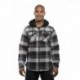 Burnside B8620 Men's Hooded Flannel Jacket