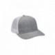 Adams PV102 Heather Woven/Soft Mesh Trucker Style Cap