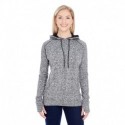 J America JA8616 Ladies Cosmic Contrast Fleece Hooded Sweatshirt