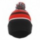 Pacific Headwear 641K Knit Fold-Over Pom-Pom Beanie