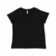 LAT 3817 Ladies Curvy V-Neck Fine Jersey T-Shirt