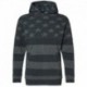 J America 8880JA Youth Triblend Pullover Hooded Sweatshirt