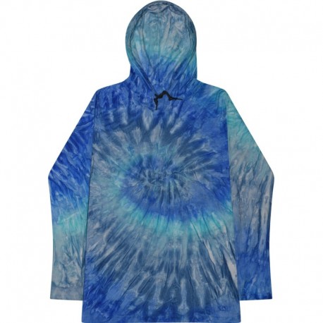 Tie-Dye 2777 Unisex Long Sleeve Hooded T-Shirt