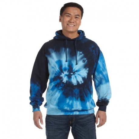 Tie-Dye CD877 Adult Tie-Dyed Pullover Hooded Sweatshirt