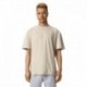 American Apparel 1PQ Unisex Mockneck Pique T-Shirt