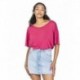 US Blanks US309 Ladies Boxy Open Neck Top