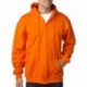 Bayside BA900 Adult 9.5oz., 80% cotton/20% polyester Full-Zip Hooded Sweatshirt