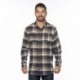 Burnside B8210 Men's Plaid Flannel Shirt