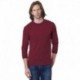 Bayside BA8100 Adult 6.1 oz., 100% Cotton Long Sleeve Pocket T-Shirt