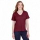 Devon & Jones DG20WB CrownLux Performance Ladies Plaited Rolled-Sleeve Top