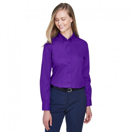 Core365 78193 Ladies Operate Long-Sleeve Twill Shirt